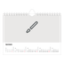 Calendario fotografico A5 — Disegna il tuo prodotto [Gennaio]