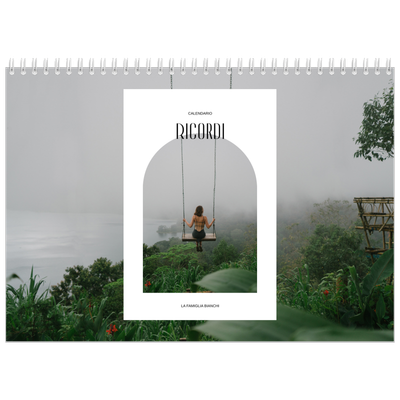 Calendario A4 Doppio — L'arco aperto [copertina]