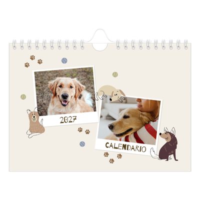 Calendario fotografico A5 — Cucciolo giocherellone [copertina]