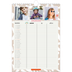 Calendario famiglia A4 verticale — Calendario rustico - Famiglia di 3 [copertina]