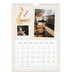 Calendario personalizzato A4 — Scrapbooking vintage [Aprile]