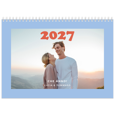 Calendario A4 Doppio — Cornici retrò [copertina]