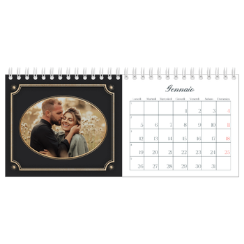 Calendario Fotografico da Tavolo — Classico vintage