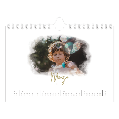Calendario fotografico A5 — Effetti fotografici [Marzo]