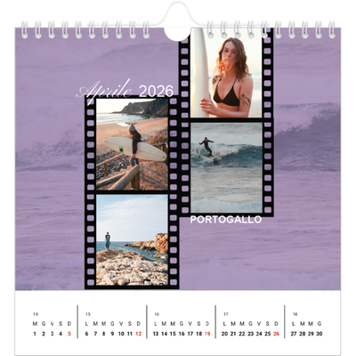 Calendari quadrati — Avventura [Aprile]