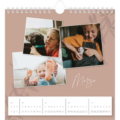 Calendari quadrati — Con i piedi per terra [Marzo]