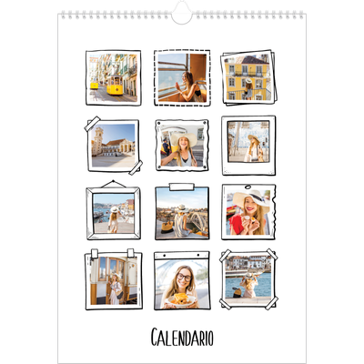 Calendario A3 verticale — Istantanee da album [copertina]