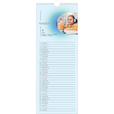 Calendario da cucina  — Sfumature astrologiche [Marzo]