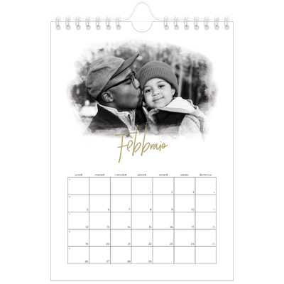 Calendario fotografico A5 — Effetti fotografici [Febbraio]