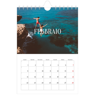 Calendario fotografico A5 — Fuga infinita [Febbraio]