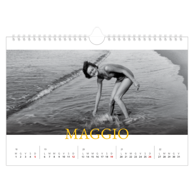 Calendario fotografico A4 — Stile tradizionale [copertina]