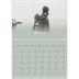 Calendario A4 Doppio — Verde nebbioso [Gennaio]