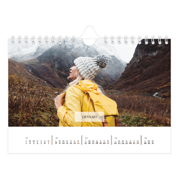 Calendario Fotografico A5 Orizzontale — Calendario classico