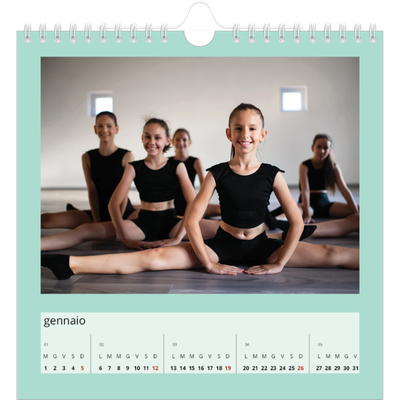 Calendari quadrati — Neo Scandi [Gennaio]