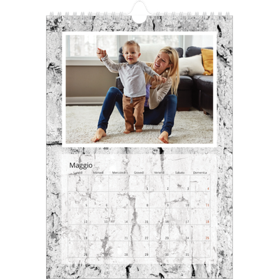 Calendario personalizzato A4 — Corteccia d'albero [copertina]