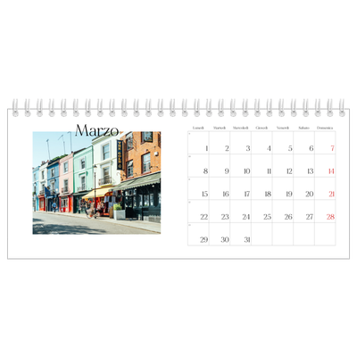 Calendari da tavolo — Il mio diario di viaggio [Marzo]