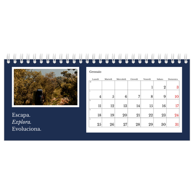 Calendari da tavolo — Terra editoriale [Gennaio]