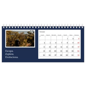 Calendario Fotografico da Tavolo — Terra editoriale