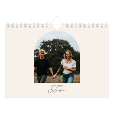 Calendario fotografico A5 — Ricordi ad arco [copertina]