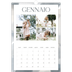 Calendario A3 verticale — Effetto pennello [Gennaio]