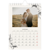 Calendario fotografico A5 — Inchiostro e edera [Gennaio]
