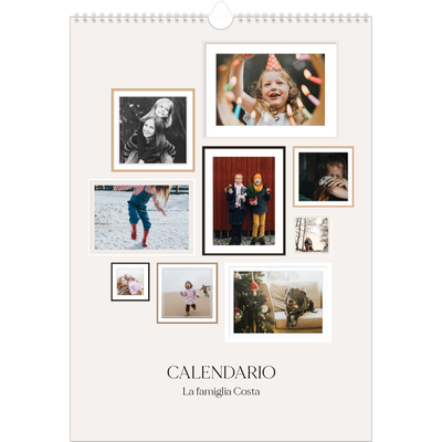Calendario A3 verticale — Galleria fotografica a parete [copertina]