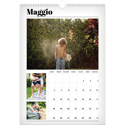 Calendario A3 verticale — Fresco di stampa [copertina]