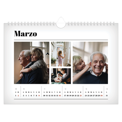 Calendario fotografico A4 — Fresco di stampa [Marzo]