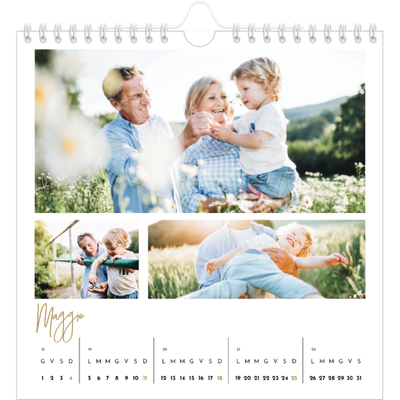 Calendari quadrati — Testo scarabocchiato [copertina]