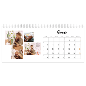 Calendario Fotografico da Tavolo — Questo sono io