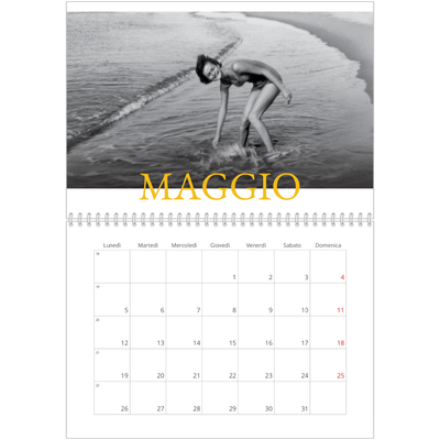 Calendario A4 Doppio — Stile tradizionale [copertina]