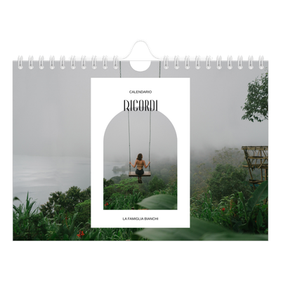 Calendario fotografico A5 — L'arco aperto [copertina]