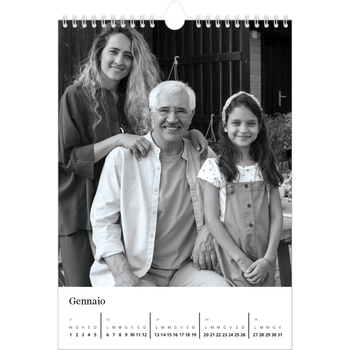 Calendario personalizzato A4 — Fuoco