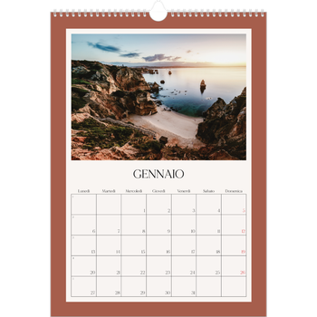 Calendario personalizzato A3 — Colori classici