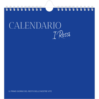 Calendari quadrati — Classico cobalto [copertina]