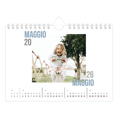 Calendario fotografico A5 — Tipo di coppia [copertina]