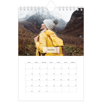 A5 Verticale — Calendario classico
