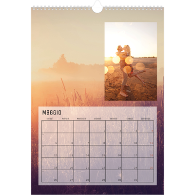 Calendario A3 verticale — Tornare alla natura [copertina]