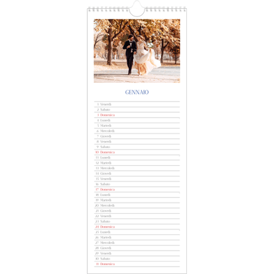 Calendario da cucina  — Classico cobalto [Gennaio]