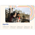 Calendario A3 orizzontale  — Strisce retro [Aprile]