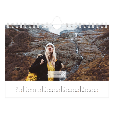 Calendario fotografico A5 — Calendario classico [Marzo]