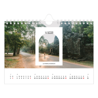 Calendario fotografico A5 — L'arco aperto [Maggio]