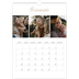 Calendario A3 verticale — Scatole con strisce fotografiche [Gennaio]