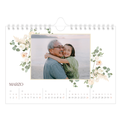 Calendario fotografico A5 — Boho [Marzo]
