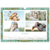 Calendario A3 orizzontale  — Carta da parati floreale [Marzo]
