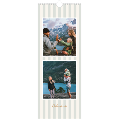 Calendario da cucina  — Scrittura e strisce [copertina]