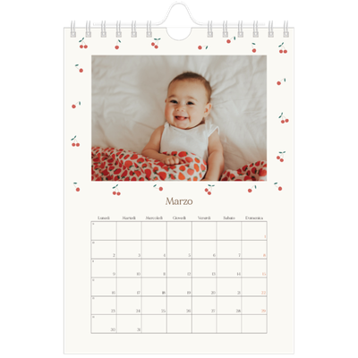 Calendario fotografico A5 — Ciliegie [Marzo]