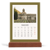 Calendario con supporto in legno verticale  — Colori classici [copertina]