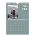 Calendario fotografico A5 — Contemporaneo [Febbraio]