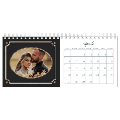 Calendari da tavolo — Classico vintage [Aprile]